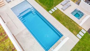 Imagine Pools FiberGlass Pool - The Freedom (With Splash) Pool By PoolForce