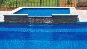 Imagine Pools FiberGlass Pool - The Mercury Tanning Ledge Pool By PoolForce