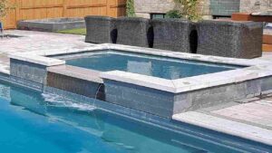 Imagine Pools FiberGlass Pool - The Mercury Tanning Ledge Pool By PoolForce