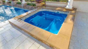 Imagine Pools FiberGlass Pool - The Square-Dream Spa Pool By PoolForce