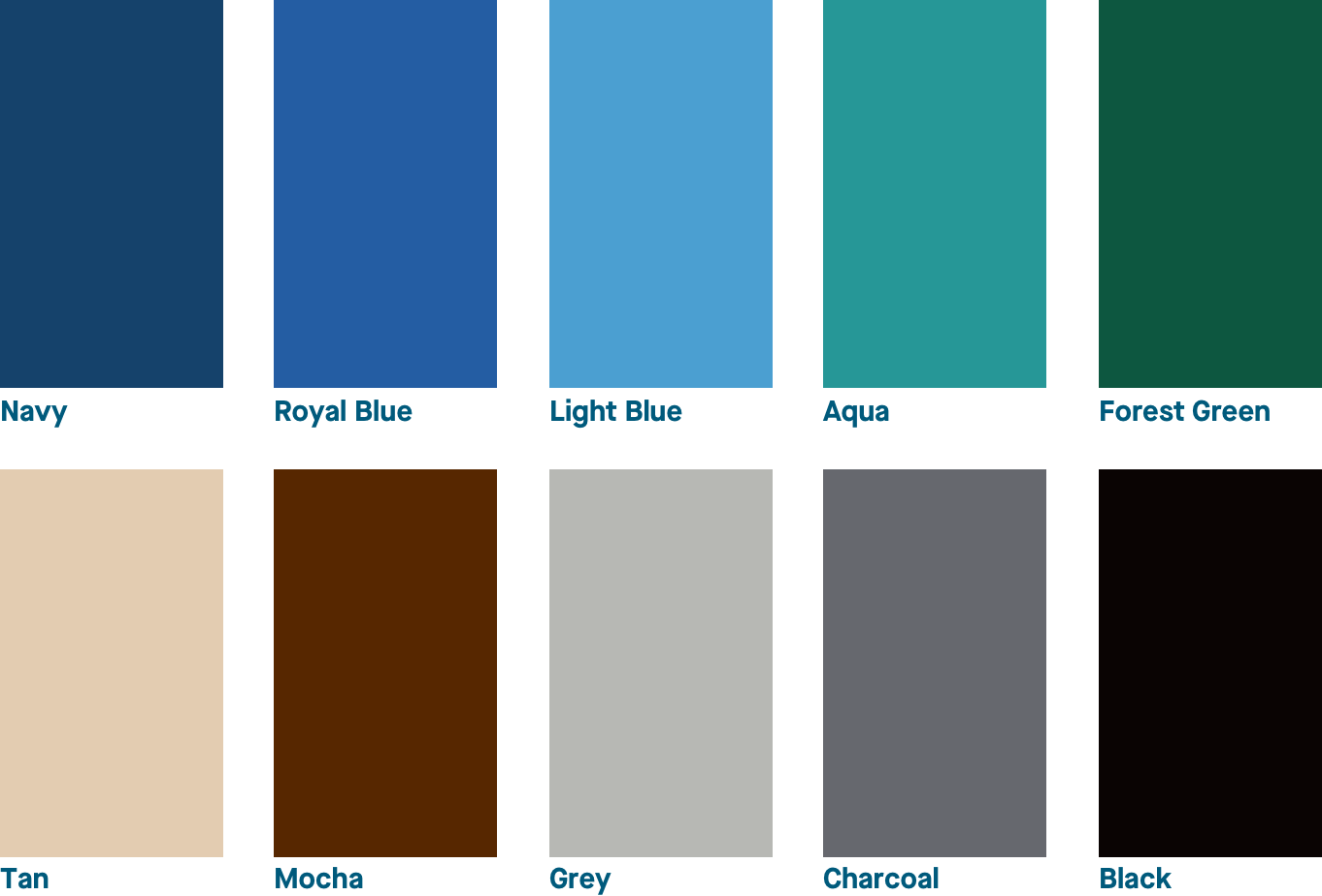 PoolForce - Pool Cover Colors