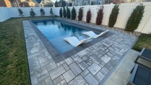 PoolForce Project San Juan Pools Wylela Beach in granite.