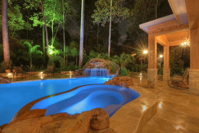 PoolForce - Custom Water Features Page - Custom Water Features - Grotos