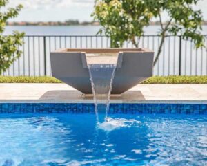 PoolForce - Fountains & FireWater Bowls Page - Fountains & Fire or Water Bowls - wINTERIZING iNGROUND POOL