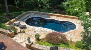 PoolForce - Imagine Pools Sample Color - Volcanic Black 1 - Imagine Pools Fiberglass Swimming Pool Colors Explained