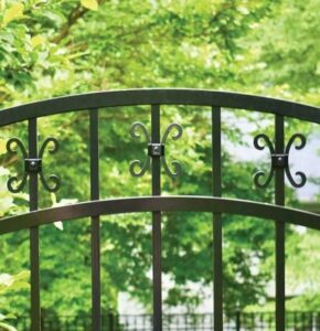 PoolForce - Aluminum Fencing Page - Finials & Accessories - Butterfly Scrolls