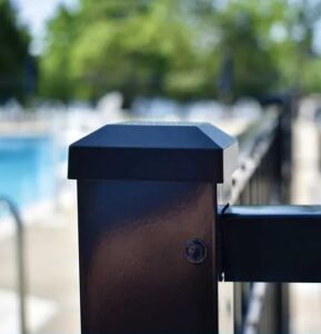 PoolForce - Aluminum Fencing Page - Finials & Accessories - Flat Post Cap