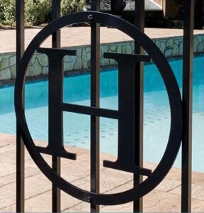 PoolForce - Aluminum Fencing Page - Finials & Accessories - Monograms