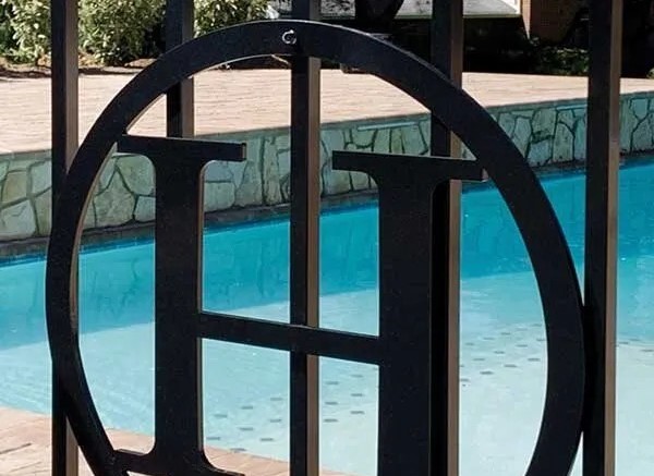 PoolForce - Aluminum Fencing Page - Finials & Accessories - Monograms