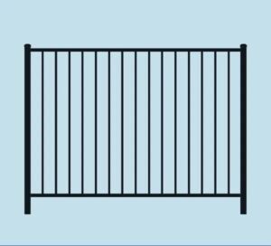 PoolForce - Aluminum Fencing Page - Oceanview Flush