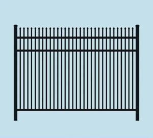 PoolForce - Aluminum Fencing Page - Sailwind Extra Picket Flush