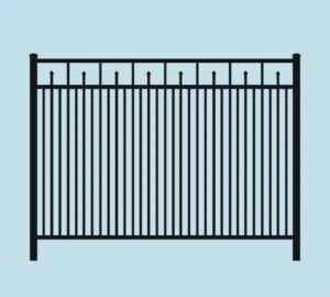 PoolForce - Aluminum Fencing Page - Waterfront Extra Picket Flush