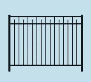 PoolForce - Aluminum Fencing Page - Waterfront Flush