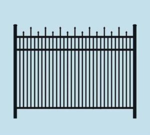 PoolForce - Aluminum Fencing Page - Wavecrest Extra Picket Flush