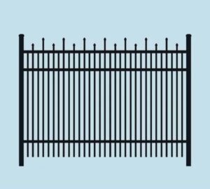 PoolForce - Aluminum Fencing Page - Wavecrest Extra Picket Traditional