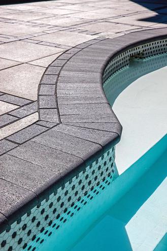 PoolForce - Pavers Page - Pool Coping & Wall Caps - Bullnose
