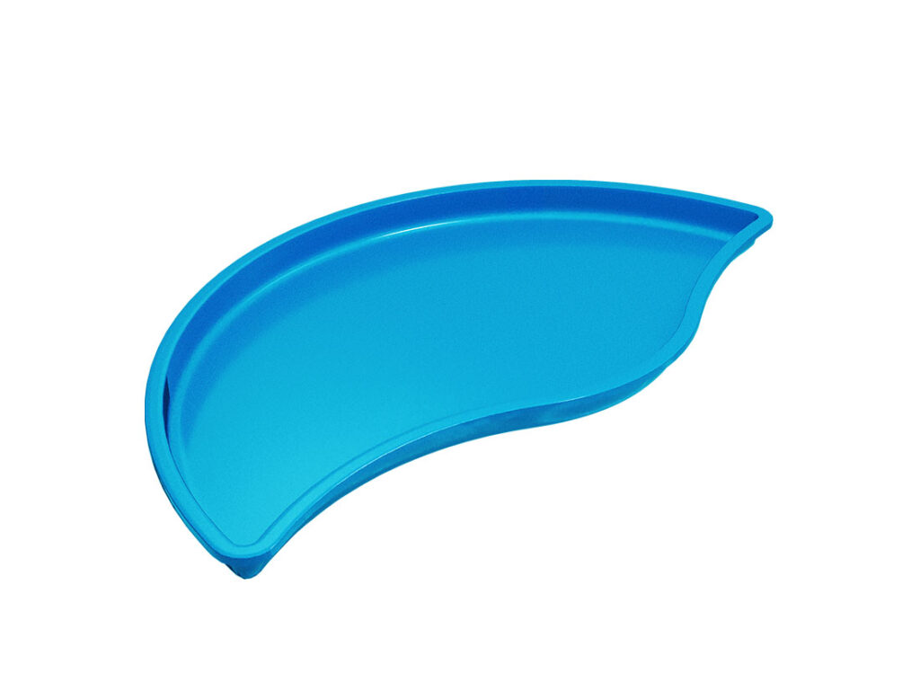 PoolForce - Latham Pools - Genesis Synergy Semicircle Side Tanning Ledge Model