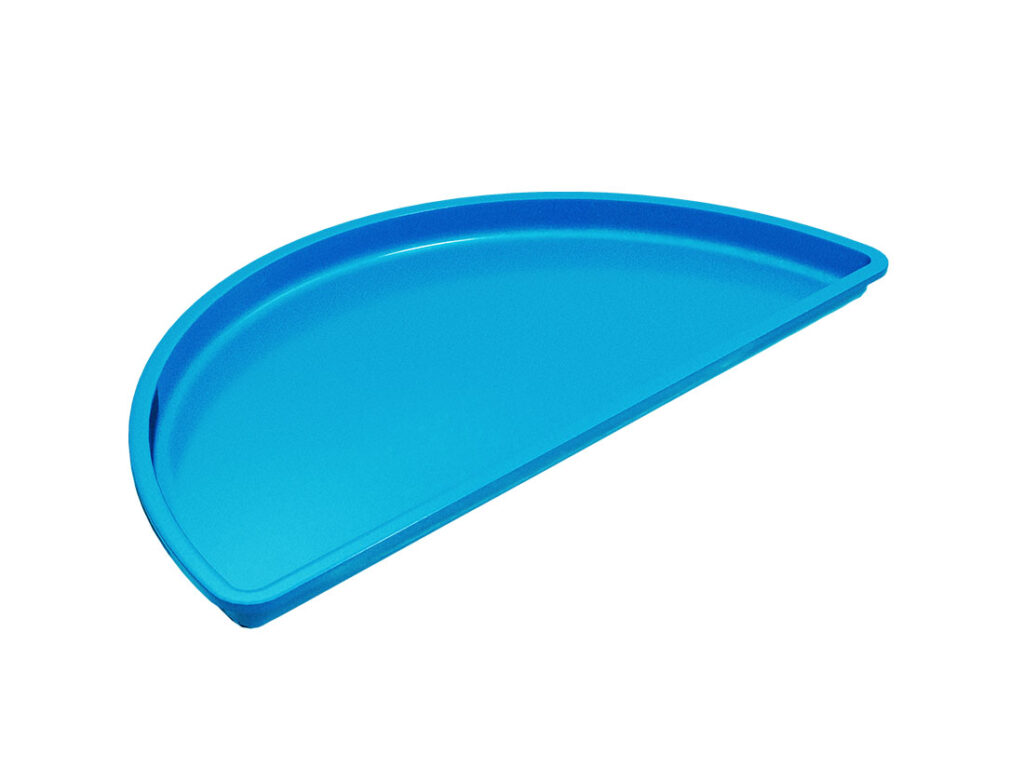 PoolForce - Latham Pools - Semicircle Tanning Ledge Model