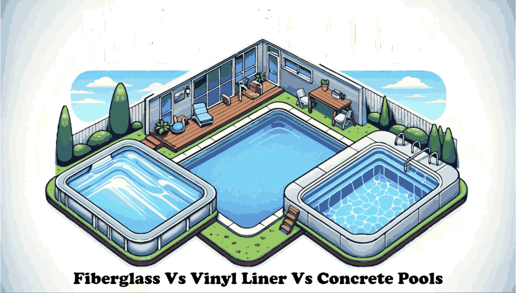 Fiberglass Vinyl Liner Concrete Pool