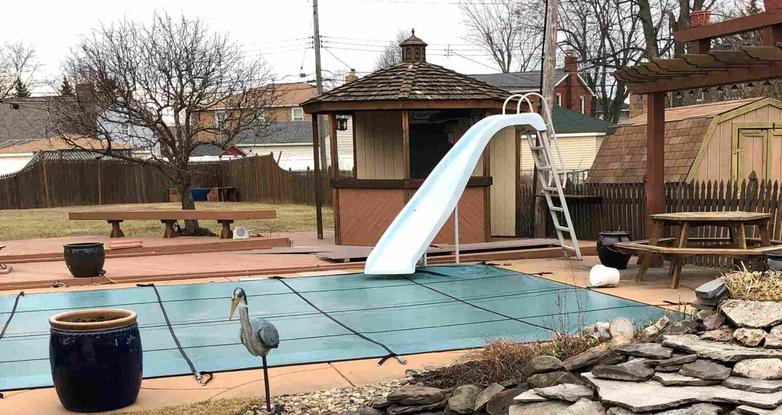 Pool Covers Ingroud Pool - Winterizing and Closing an Inground Pool