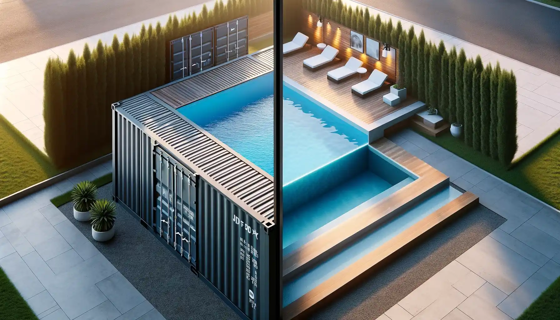 Shipping Container Pools or Fiberglass Pools: Who Wins?
